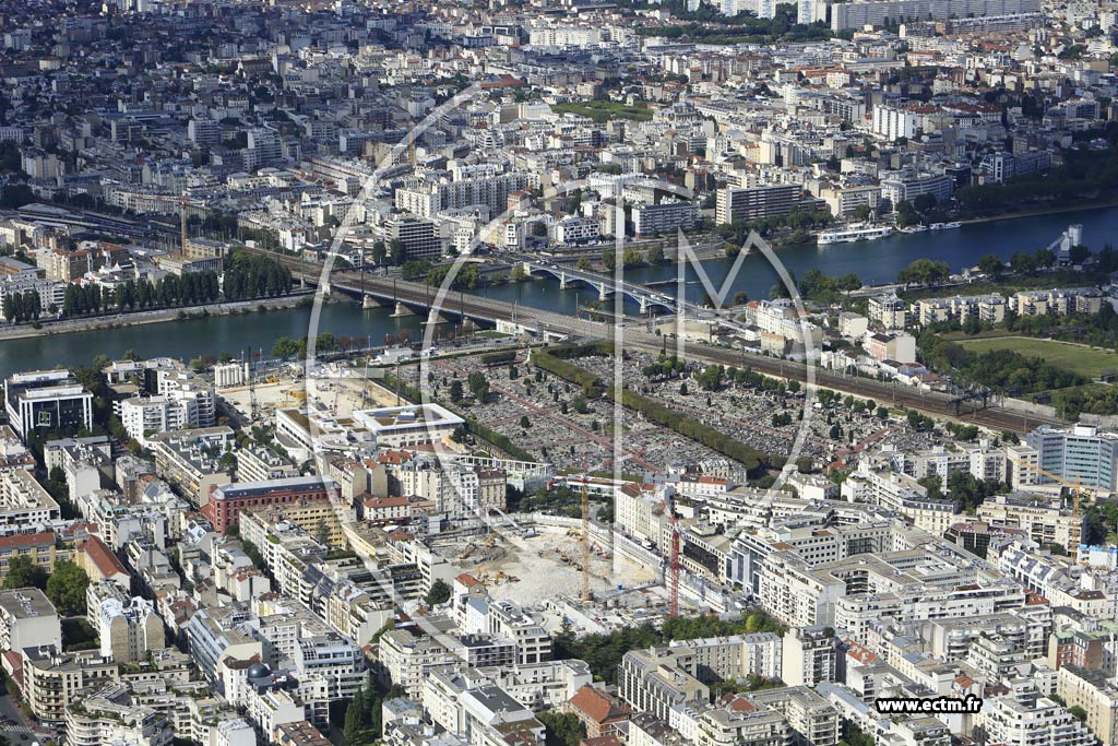 Photo arienne de Levallois-Perret (Collange - Front de Seine)