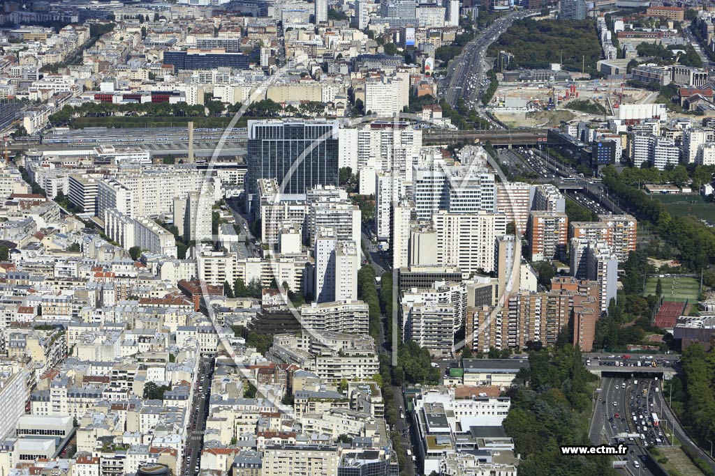 Photo arienne de Levallois-Perret (Eiffel)