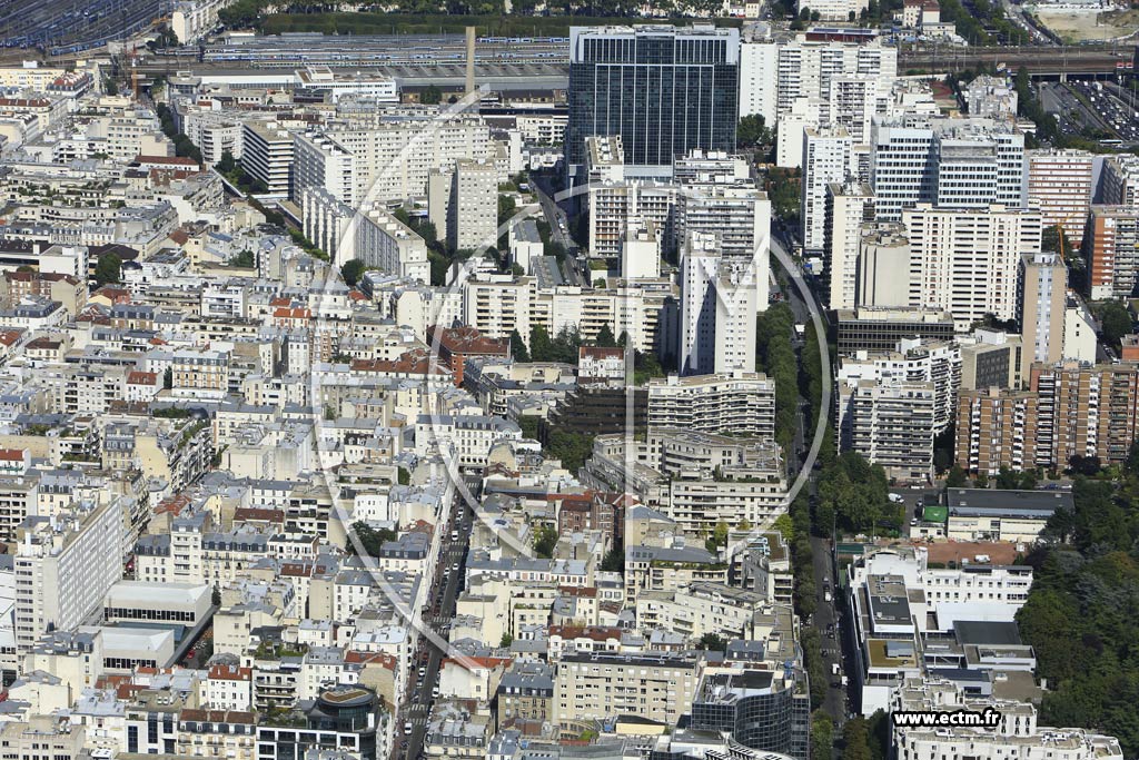Photo arienne de Levallois-Perret (Eiffel)