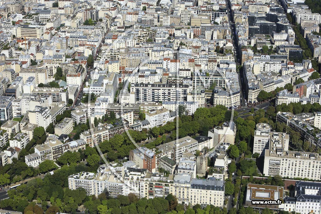Photo arienne de Neuilly-sur-Seine (Quartier Boghse-Hugo)