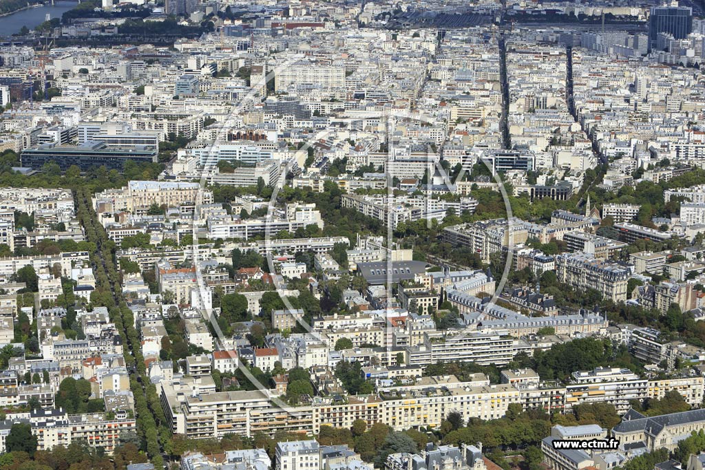 Photo arienne de Neuilly-sur-Seine (Quartier Boghse-Hugo)