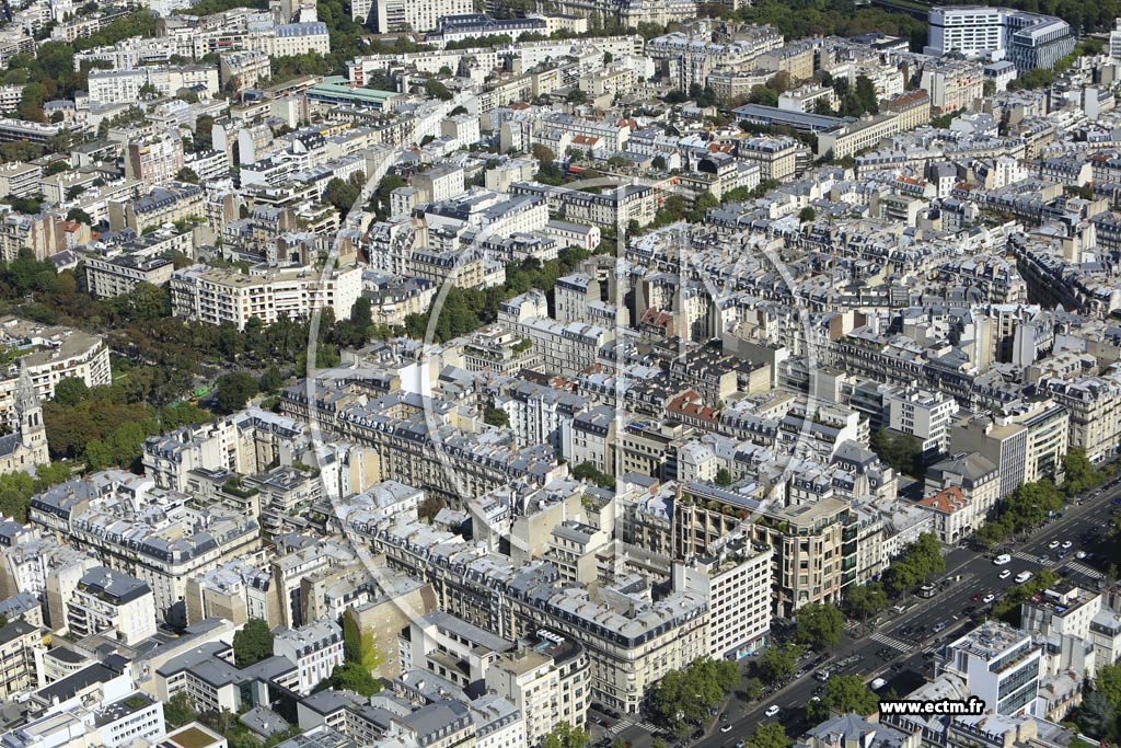 Photo arienne de Neuilly-sur-Seine (Quartier Boghse-Hugo)