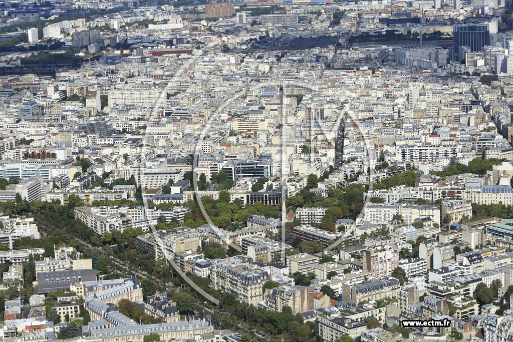Photo arienne de Neuilly-sur-Seine (Quartier Boghse-Hugo)