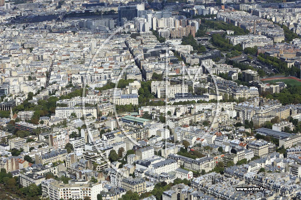 Photo arienne de Neuilly-sur-Seine (Quartier Boghse-Hugo)