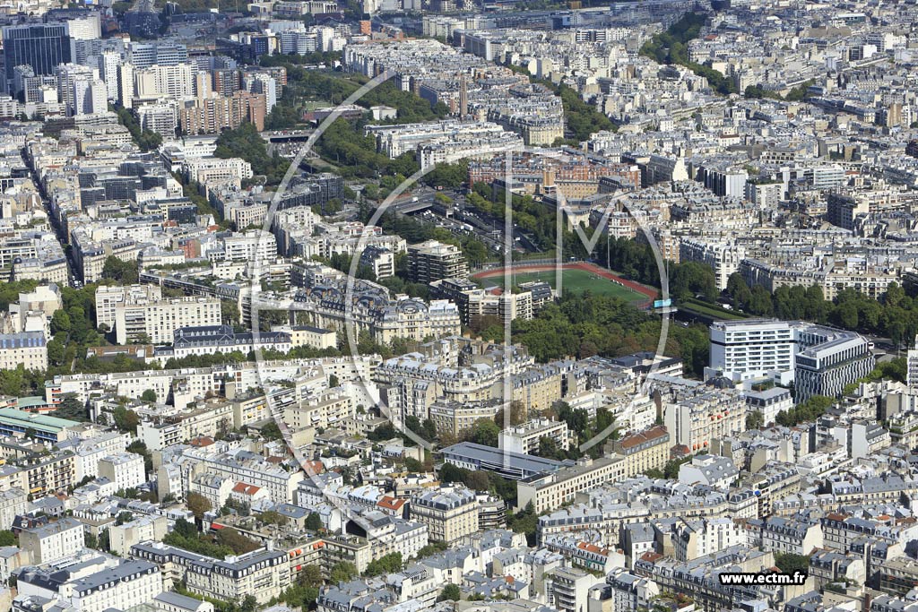 Photo arienne de Neuilly-sur-Seine (Quartier Boghse-Hugo)
