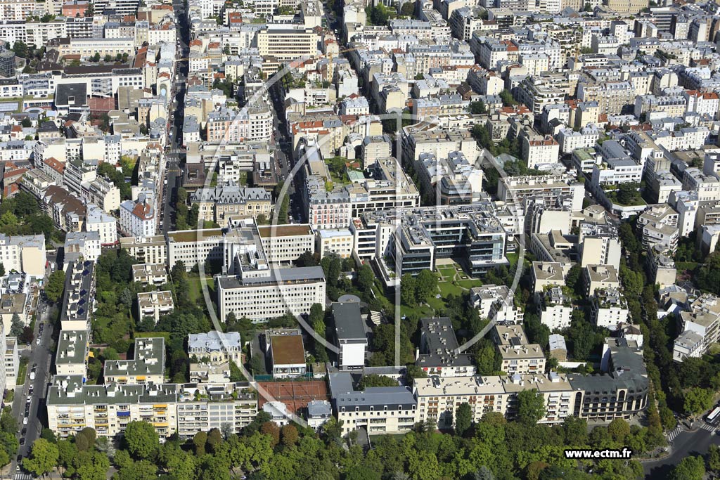 Photo arienne de Neuilly-sur-Seine (Quartier Duc d'Orlans)