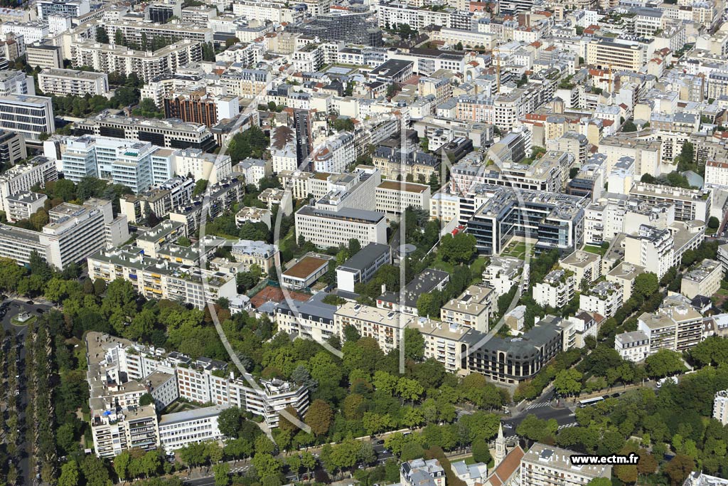 Photo arienne de Neuilly-sur-Seine (Quartier Duc d'Orlans)