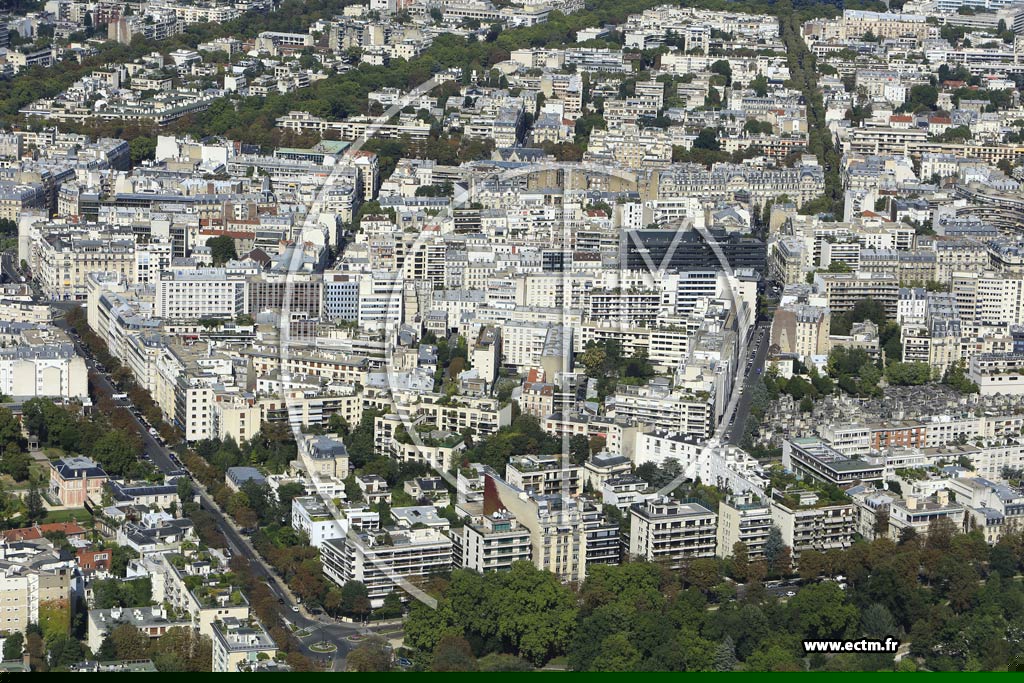 Photo arienne de Neuilly-sur-Seine (Quartier Dulud-Laffitte)