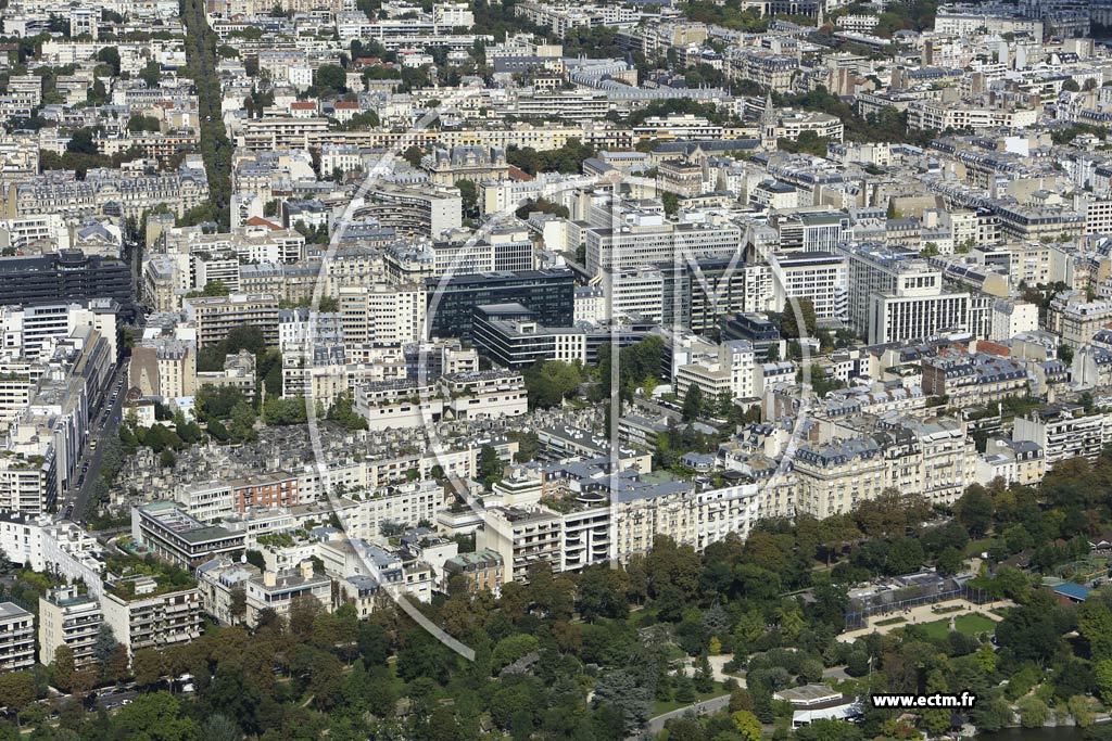 Photo arienne de Neuilly-sur-Seine (Quartier Dulud-Laffitte)