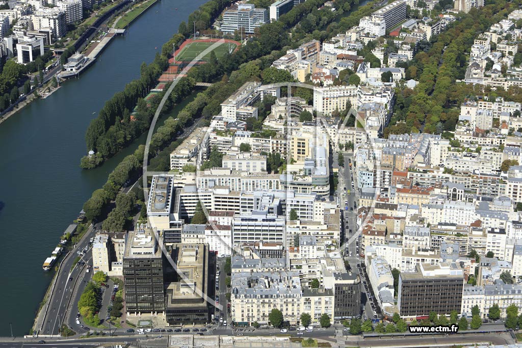 Photo arienne de Neuilly-sur-Seine (Quartier Gouraud)