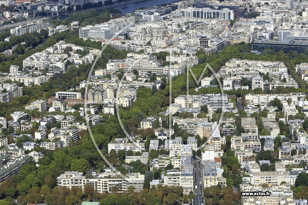 Photo arienne de Neuilly-sur-Seine (Quartier Perronet-Chzy)