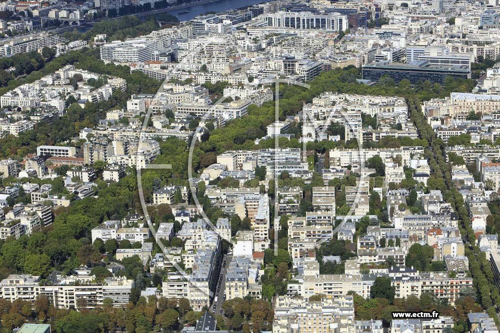 Photo arienne de Neuilly-sur-Seine (Quartier Perronet-Chzy)
