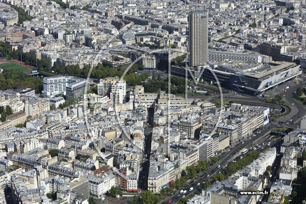 Photo arienne de Neuilly-sur-Seine (Quartier Sablons)