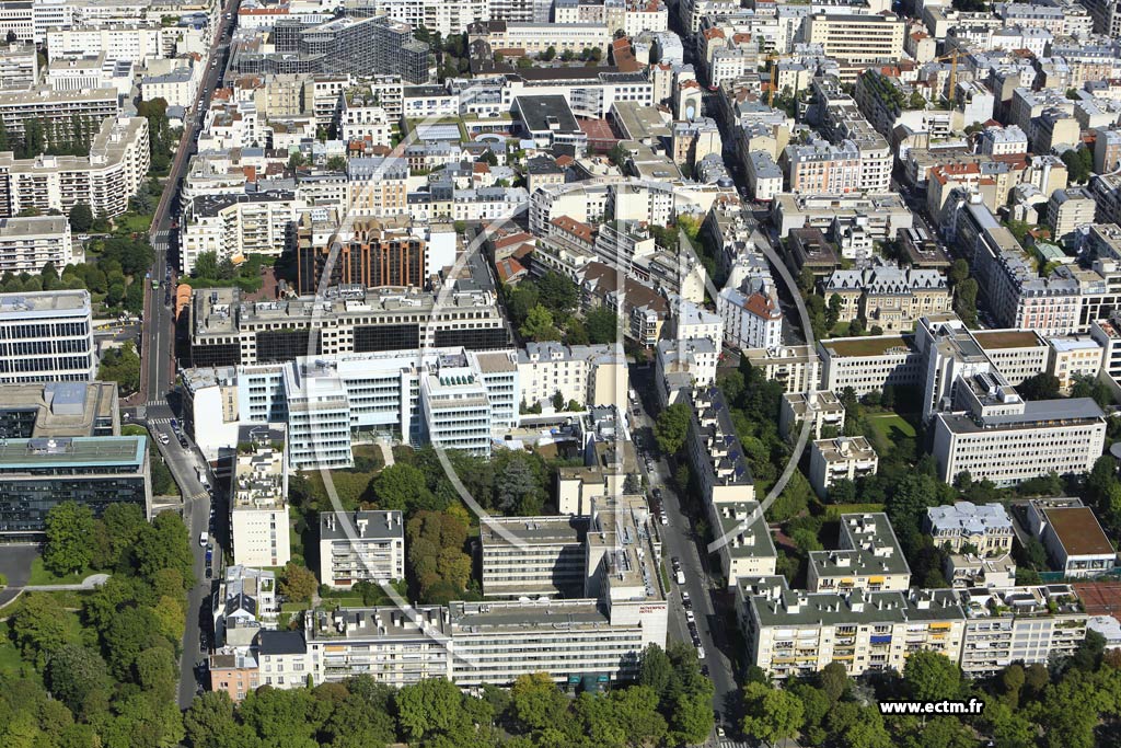Photo arienne de Neuilly-sur-Seine (Quartier Saussaye)