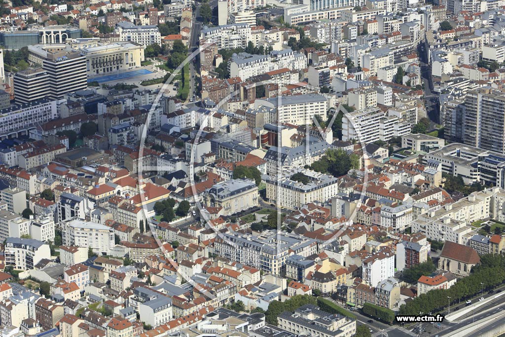 Photo arienne de Puteaux (Quai de Dion Bouton)