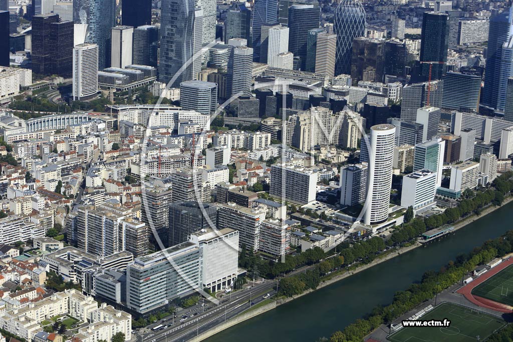 Photo arienne de Puteaux (Quai de Dion Bouton)