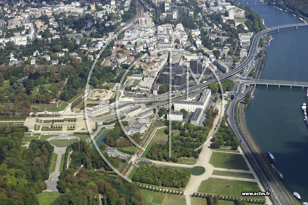Photo arienne de Saint-Cloud