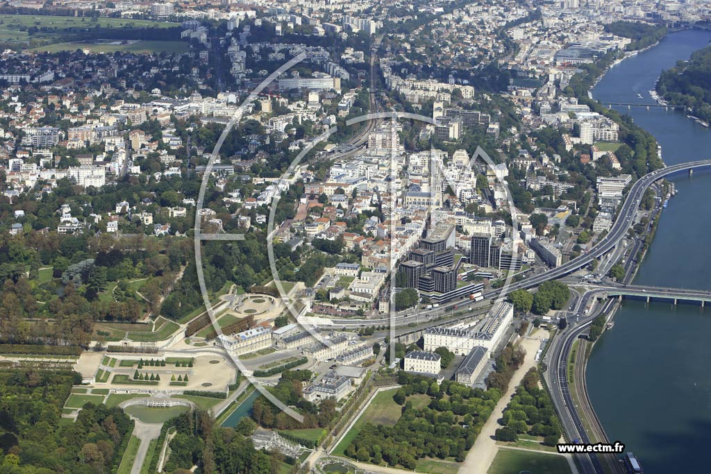 Photo arienne de Saint-Cloud