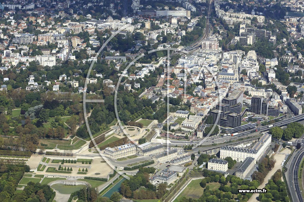 Photo arienne de Saint-Cloud