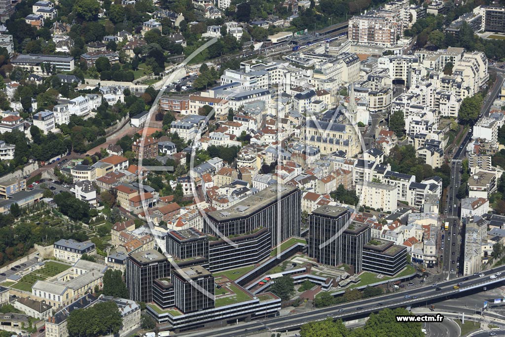 Photo arienne de Saint-Cloud