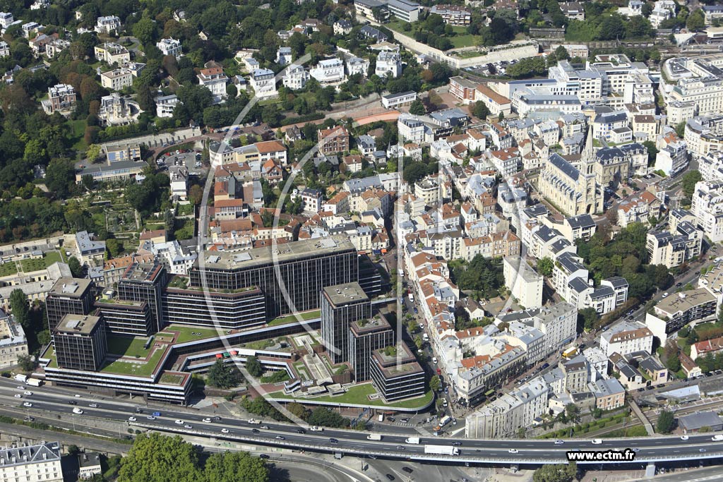 Photo arienne de Saint-Cloud