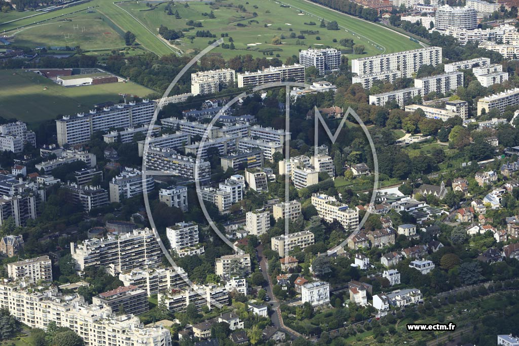 Photo arienne de Saint-Cloud (le Val d'Or)