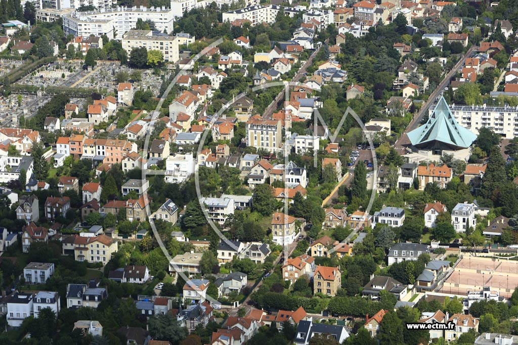 Photo arienne de Saint-Cloud (Montretout)
