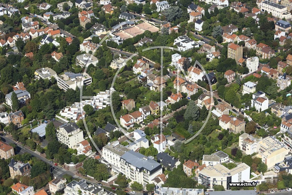 Photo arienne de Saint-Cloud (Montretout)