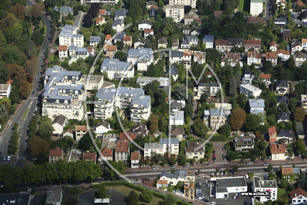 Photo arienne de Saint-Cloud (Porte jaune)