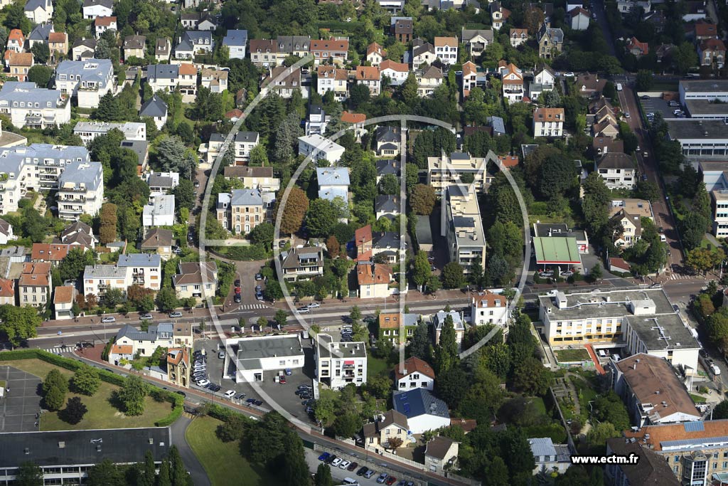 Photo arienne de Saint-Cloud (Porte jaune)