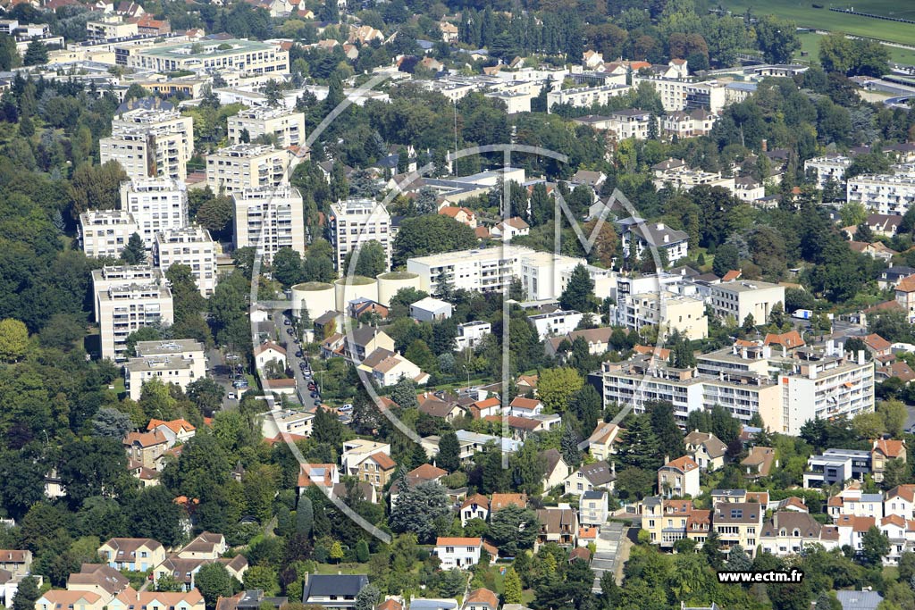 Photo arienne de Saint-Cloud (Porte jaune)