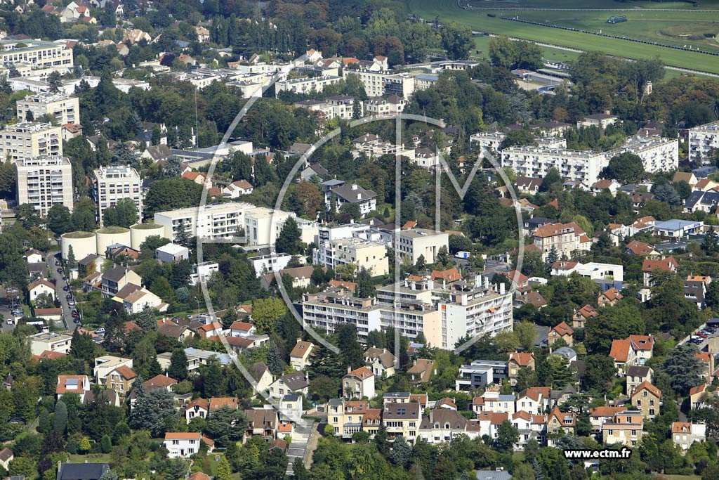 Photo arienne de Saint-Cloud (Porte jaune)