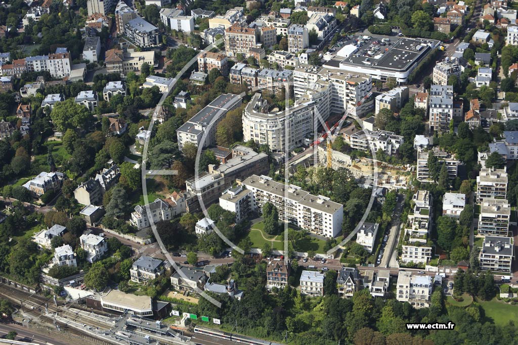 Photo arienne de Saint-Cloud (Quartier de la Rue Armengaud)