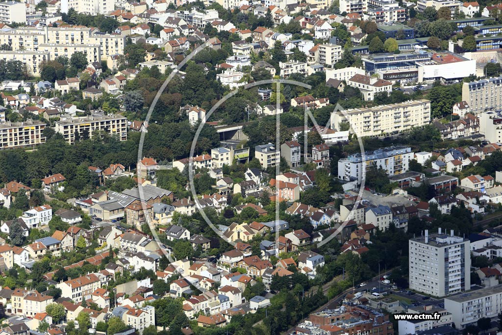Photo arienne de Suresnes (Quartier de la Rue Fernand Forest)