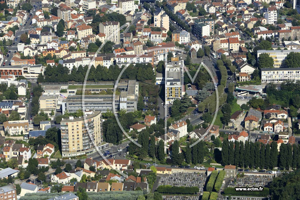 Photo arienne de Arcueil (Quartier Barbusse)