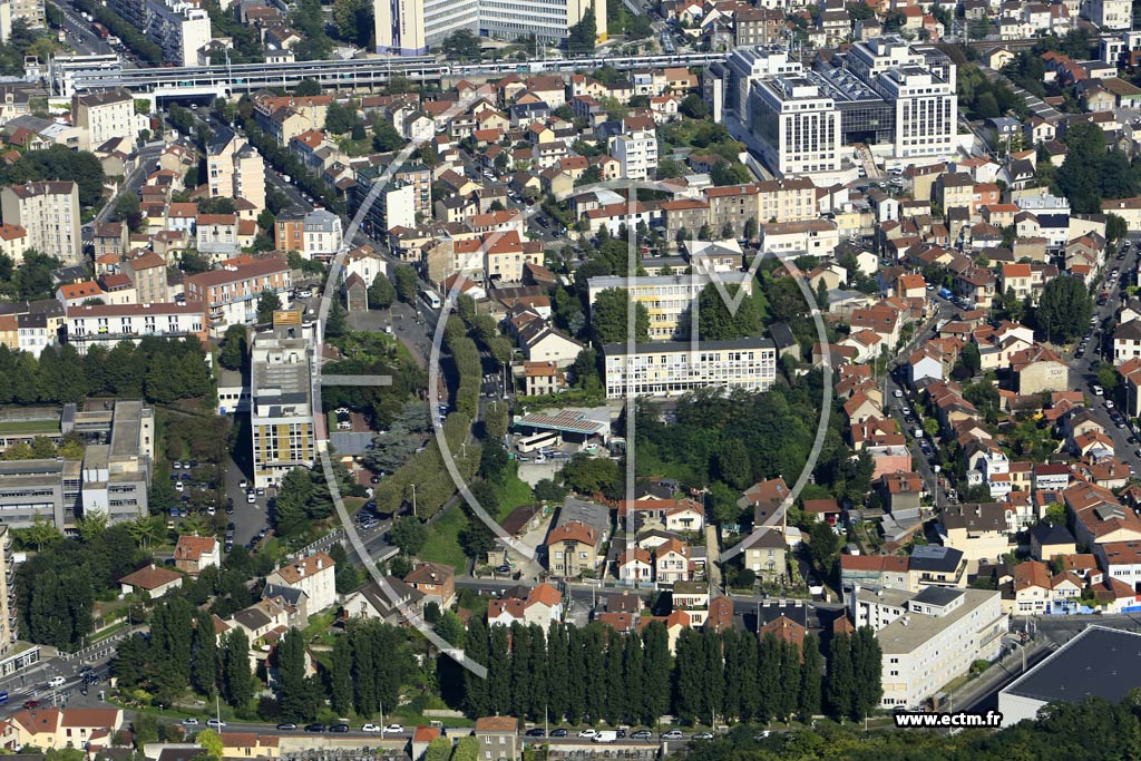 Photo arienne de Arcueil (Quartier Barbusse)