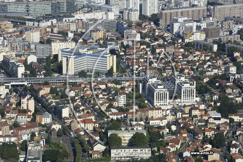 Photo arienne de Arcueil (Quartier Barbusse)