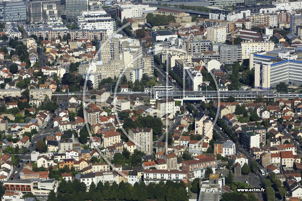 Photo arienne de Arcueil (Quartier Barbusse)