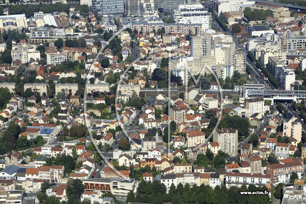 Photo arienne de Arcueil (Quartier Barbusse)