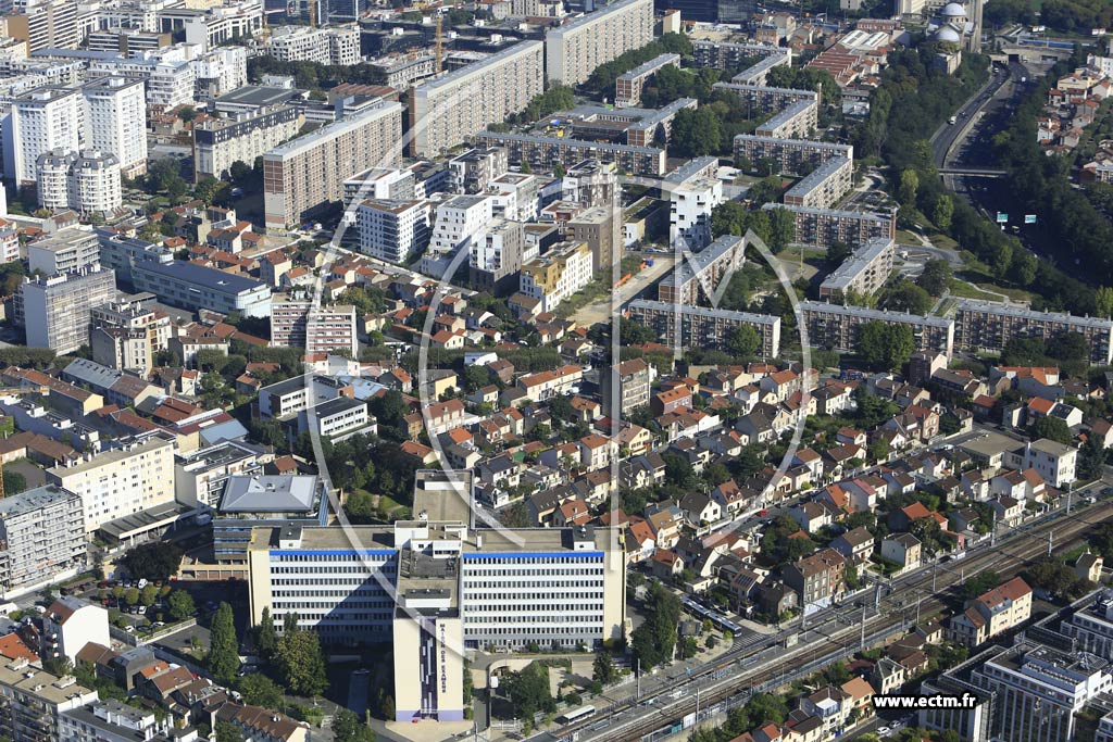 Photo arienne de Arcueil (Quartier Joliot-Curie)