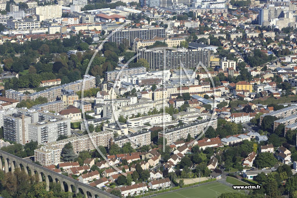 Photo arienne de Arcueil (Quartier Jules Ferry)