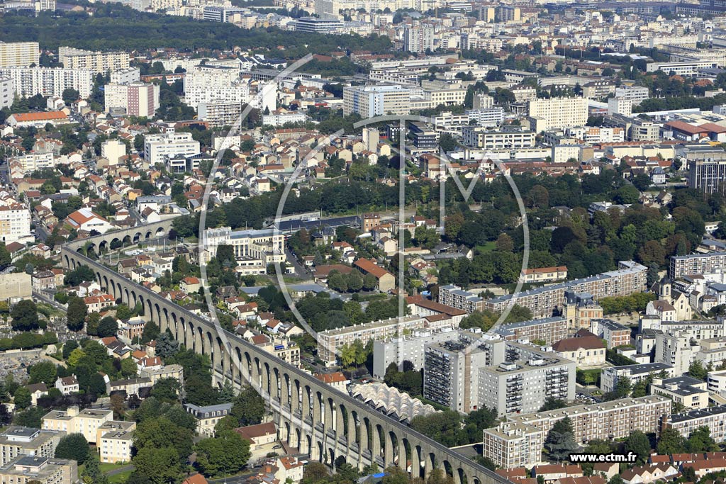 Photo arienne de Arcueil (Quartier Jules Ferry)