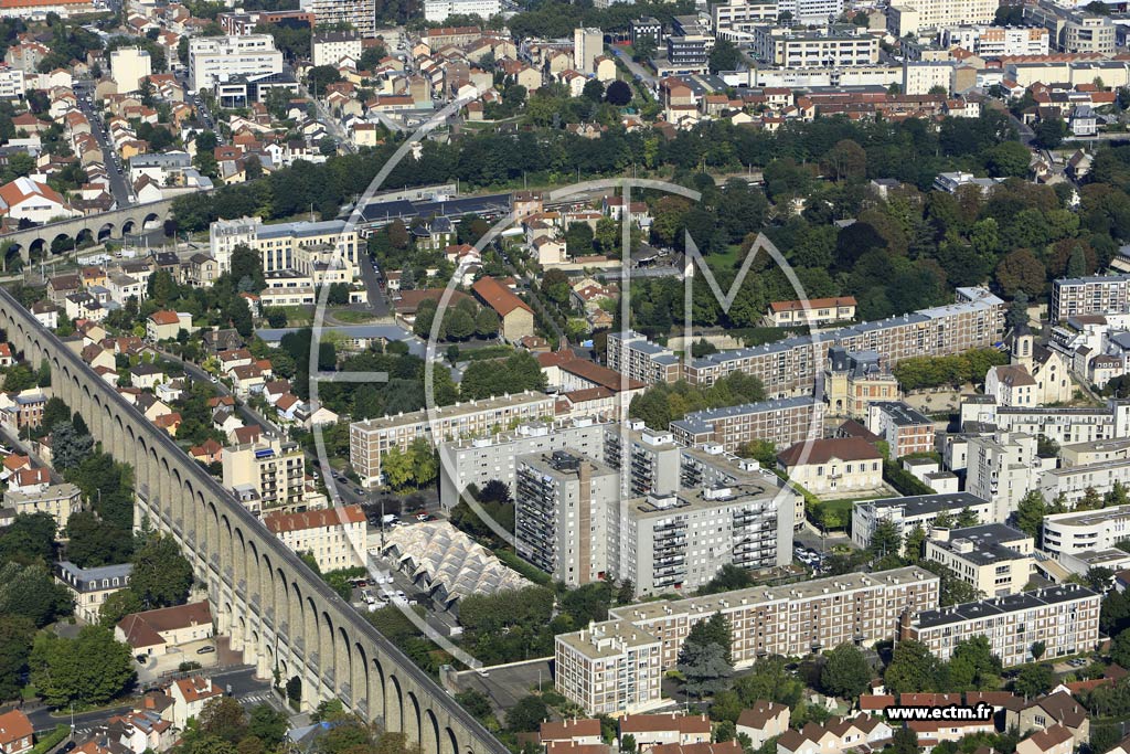 Photo arienne de Arcueil (Quartier Jules Ferry)
