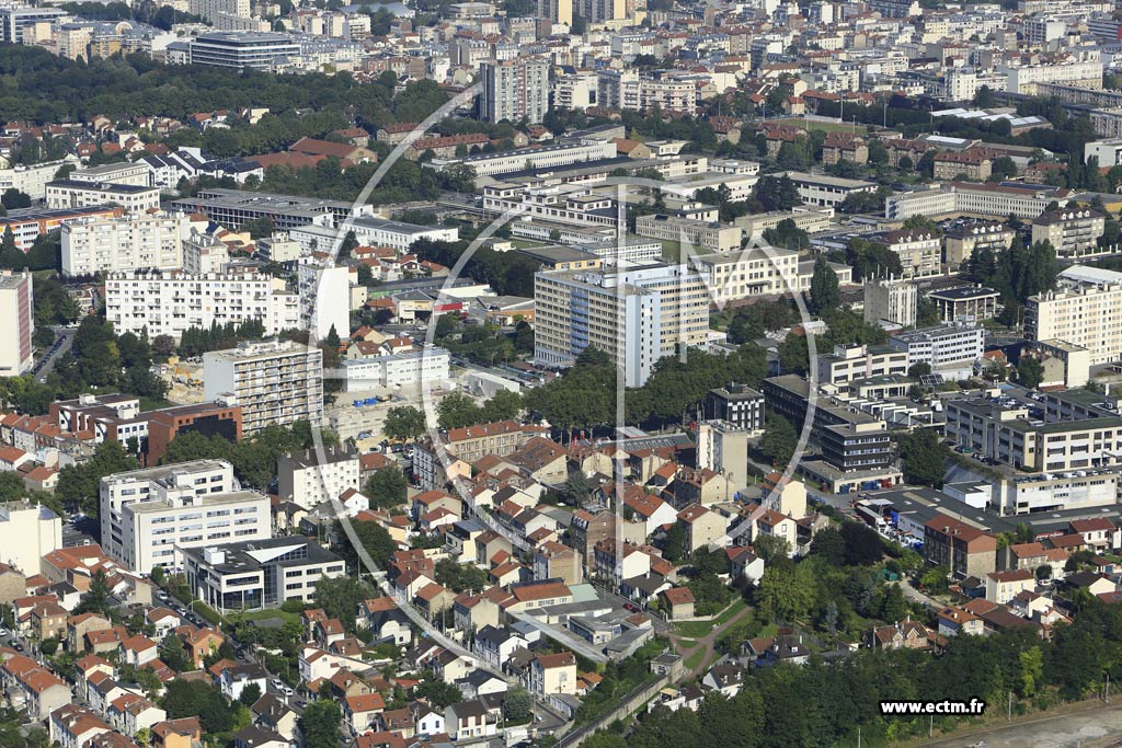 Photo arienne de Arcueil (Quartier Jules Ferry)