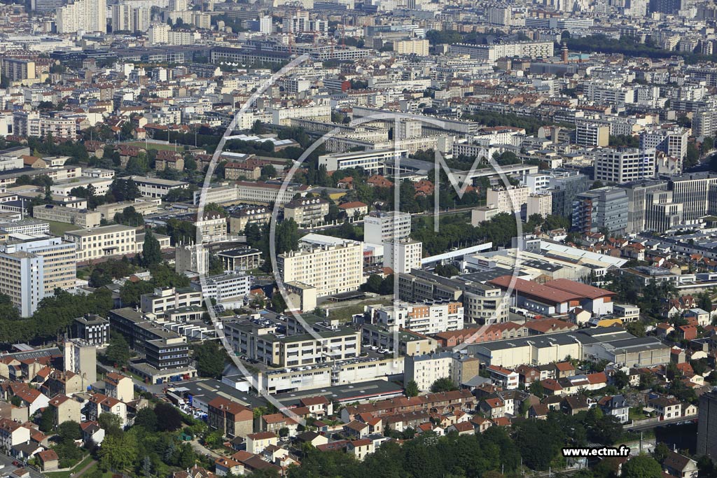 Photo arienne de Arcueil (Quartier Jules Ferry)