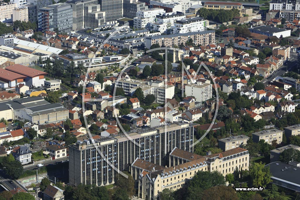 Photo arienne de Arcueil (Quartier Jules Ferry)