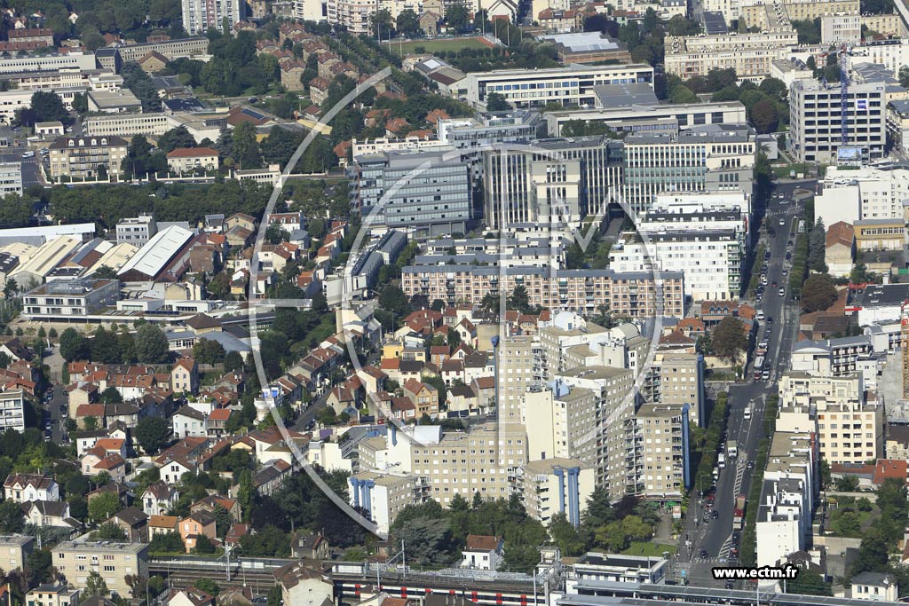 Photo arienne de Arcueil (Quartier Laplace)