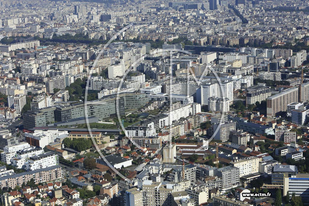 Photo arienne de Arcueil (Quartier Laplace)