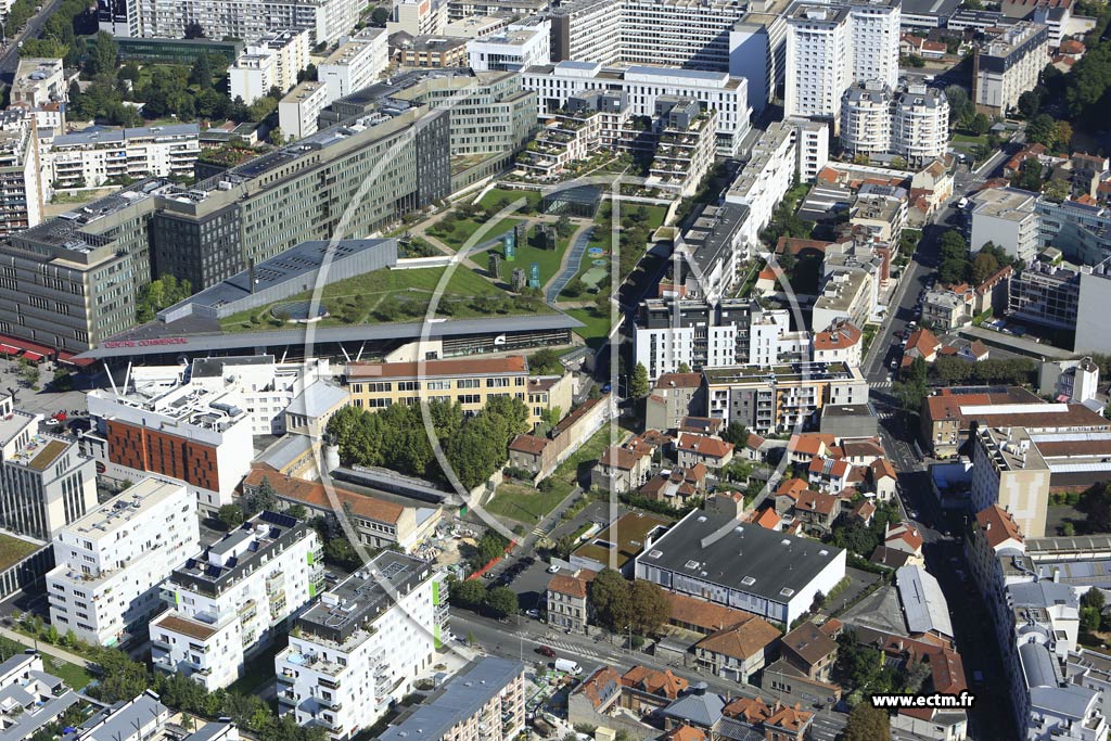 Photo arienne de Arcueil (Quartier Laplace)