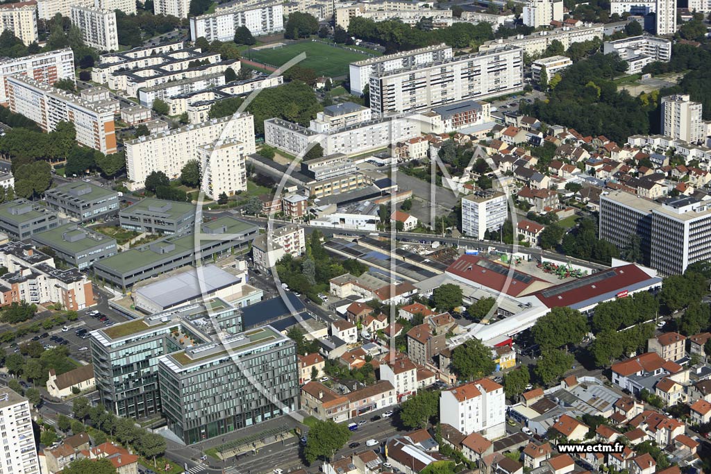 Photo arienne de Bagneux